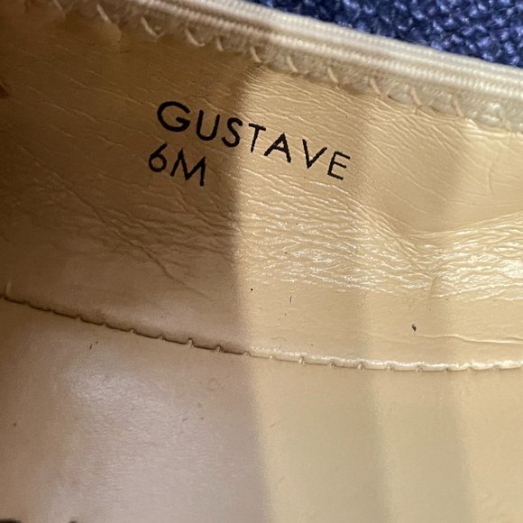 TAHARI Gustave  Leather Patent and Faux Snakeskin Ballet Flats - Picture 4 of 5